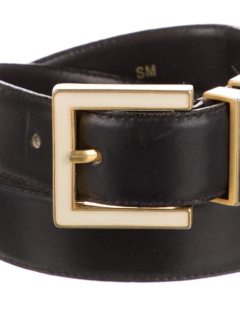 christian dior leather belt.